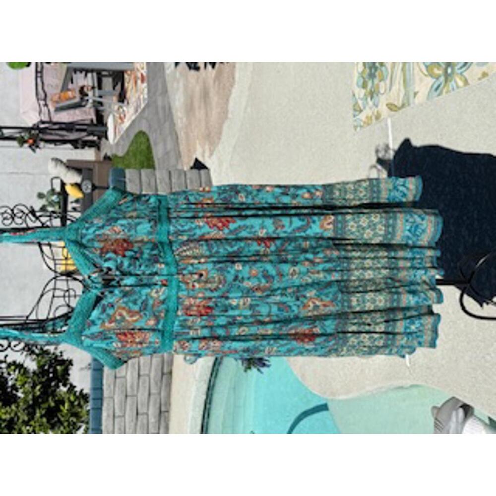 Maurices  Aqua Paisley Dress